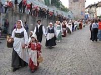 Un momento della rievocazione storica